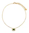 Shay Yellow Gold, Diamond And Emerald Deco Necklace In Gold