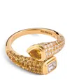 Shay Yellow Gold, Diamond And Yellow Sapphire Pinky Ring In Gold