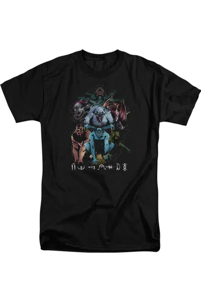 Shazam Movie Sins Short Sleeve Adult Tall Tee / T-shirt In Black