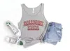 She Shed Ballpark Mama Glitter Tank Top In Grey In Grey