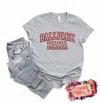 She Shed Ballpark Mama Glitter Tee In Grey In Grey