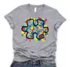She Shed Women's Be Kind Tee In Grey In Grey