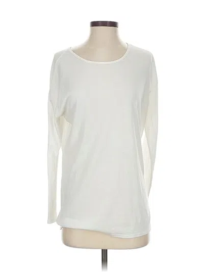 Pre-owned She + Sky 3/4 Sleeve T-shirt In White