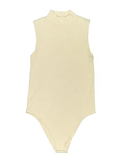 Pre-owned She + Sky Bodysuit In Yellow