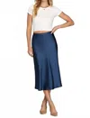 She + Sky Carson Skirt In Navy In Blue