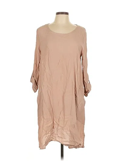 Pre-owned She + Sky Casual Dress In Brown
