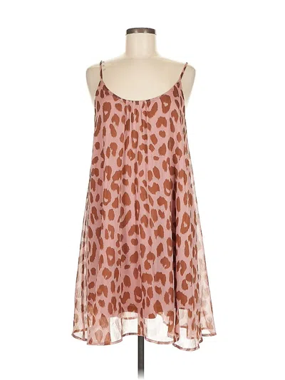 Pre-owned She + Sky Casual Dress In Brown