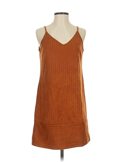 Pre-owned She + Sky Casual Dress In Brown