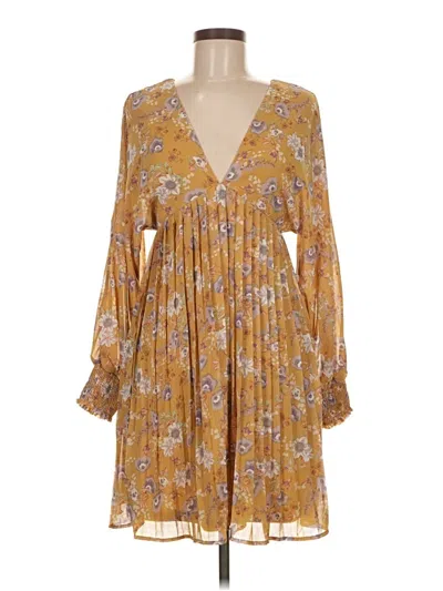 Pre-owned She + Sky Casual Dress In Brown