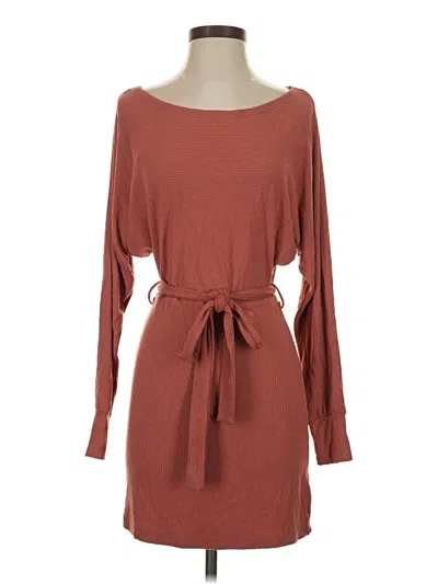 Pre-owned She + Sky Casual Dress In Brown