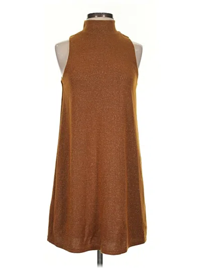 Pre-owned She + Sky Casual Dress In Brown