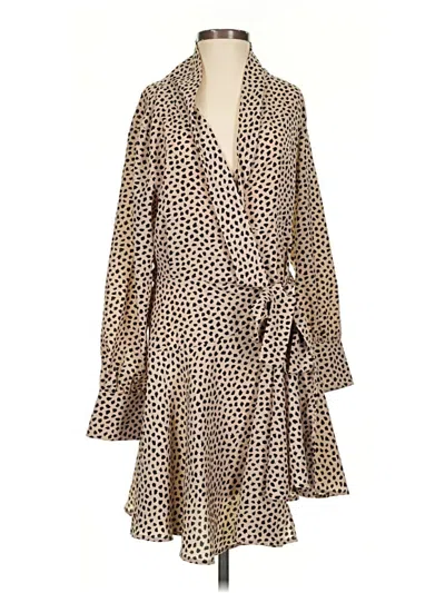 Pre-owned She + Sky Casual Dress In Brown