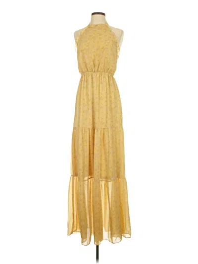 Pre-owned She + Sky Casual Dress In Gold