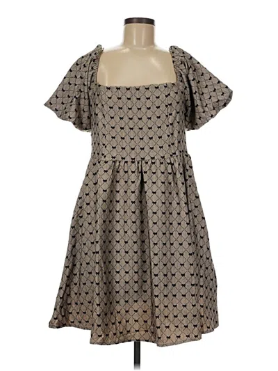 Pre-owned She + Sky Casual Dress In Gray