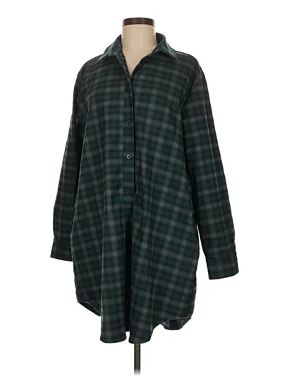 Pre-owned She + Sky Casual Dress In Green