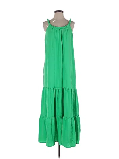Pre-owned She + Sky Casual Dress In Green