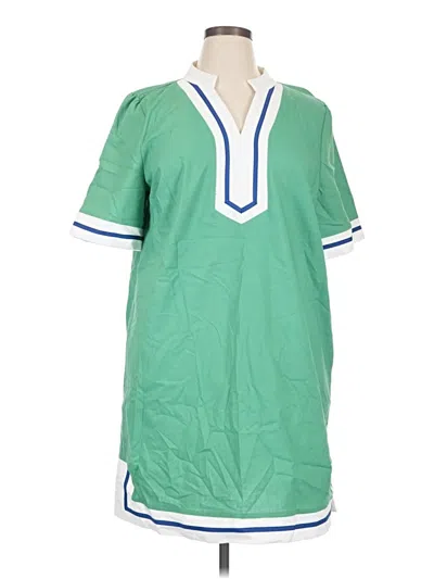 Pre-owned She + Sky Casual Dress In Green