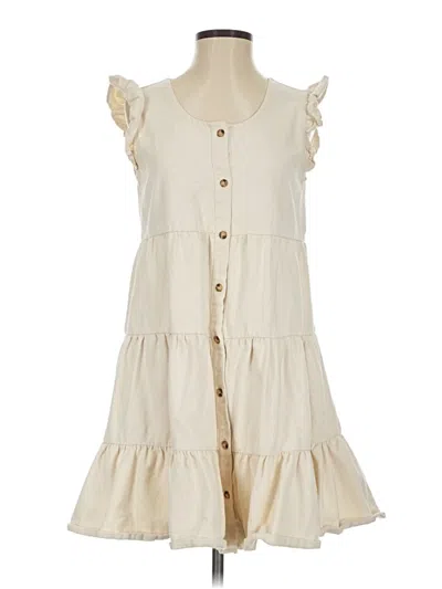 Pre-owned She + Sky Casual Dress In Ivory
