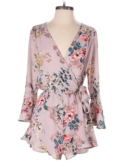 Pre-owned She + Sky Casual Dress In Purple