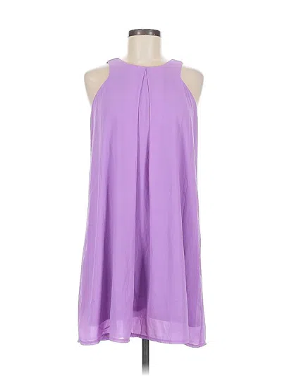 Pre-owned She + Sky Casual Dress In Purple