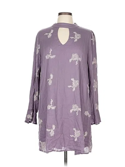 Pre-owned She + Sky Casual Dress In Purple