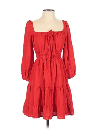 Pre-owned She + Sky Casual Dress In Red