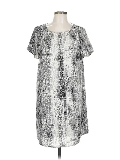 Pre-owned She + Sky Casual Dress In Silver
