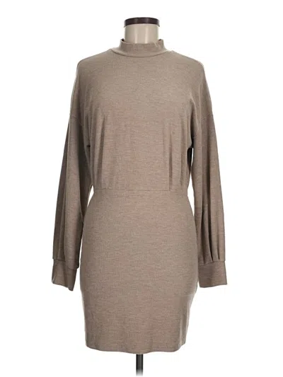 Pre-owned She + Sky Casual Dress In Tan