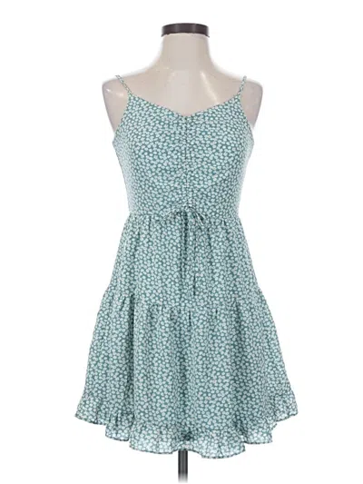 Pre-owned She + Sky Casual Dress In Teal