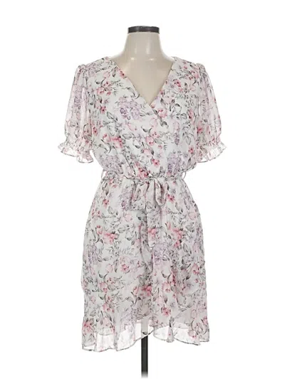 Pre-owned She + Sky Casual Dress In White