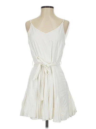 Pre-owned She + Sky Casual Dress In White