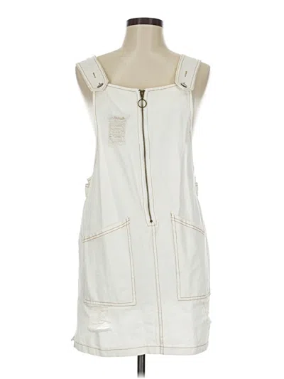 Pre-owned She + Sky Casual Dress In White