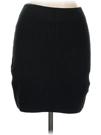 Pre-owned She + Sky Casual Skirt In Black
