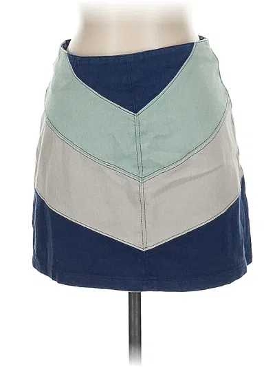 Pre-owned She + Sky Casual Skirt In Blue