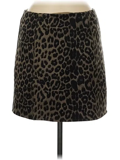 Pre-owned She + Sky Casual Skirt In Brown
