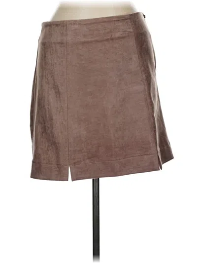 Pre-owned She + Sky Casual Skirt In Brown