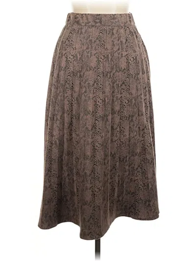 Pre-owned She + Sky Casual Skirt In Brown