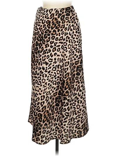 Pre-owned She + Sky Casual Skirt In Brown