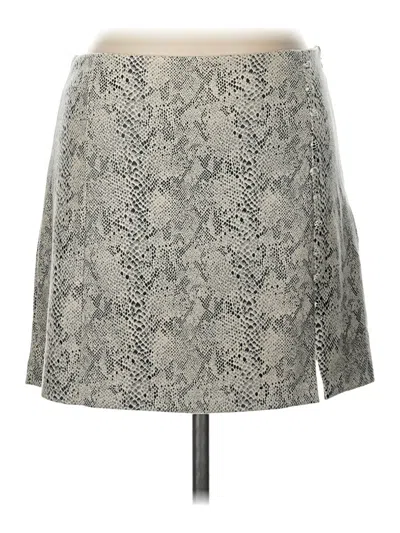 Pre-owned She + Sky Casual Skirt In Gray