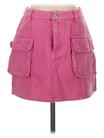 Pre-owned She + Sky Casual Skirt In Pink