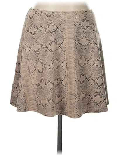 Pre-owned She + Sky Casual Skirt In Tan