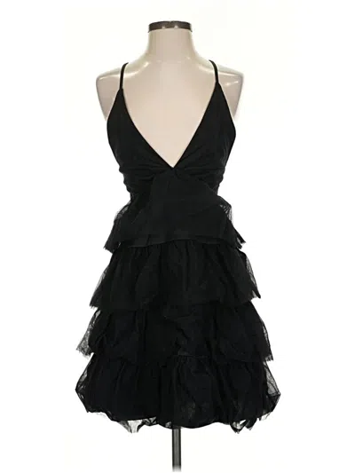 Pre-owned She + Sky Cocktail Dress In Black