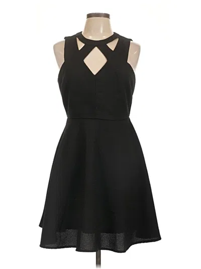 Pre-owned She + Sky Cocktail Dress In Black
