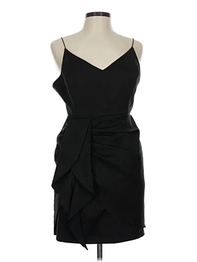Pre-owned She + Sky Cocktail Dress In Black
