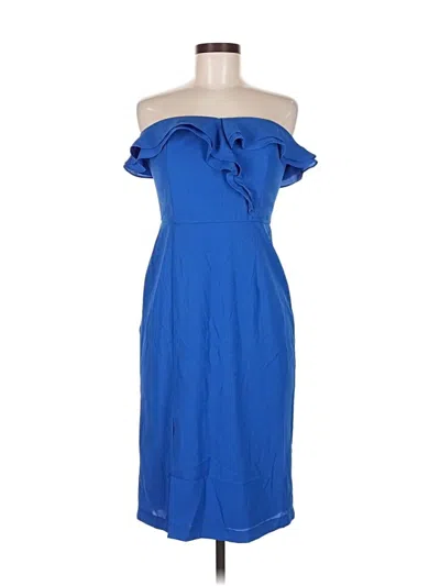 Pre-owned She + Sky Cocktail Dress In Blue