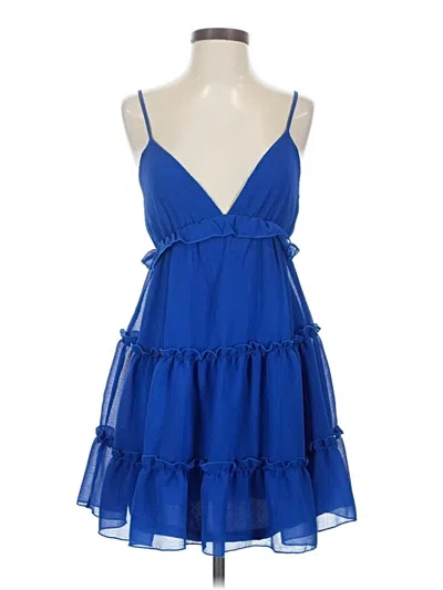 Pre-owned She + Sky Cocktail Dress In Blue