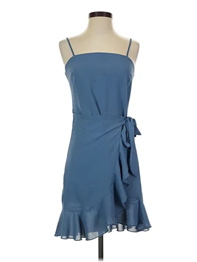Pre-owned She + Sky Cocktail Dress In Blue