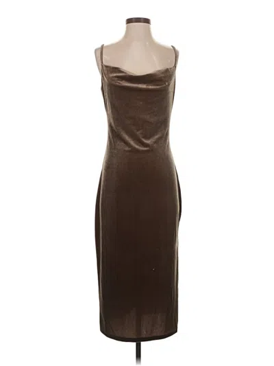 Pre-owned She + Sky Cocktail Dress In Brown