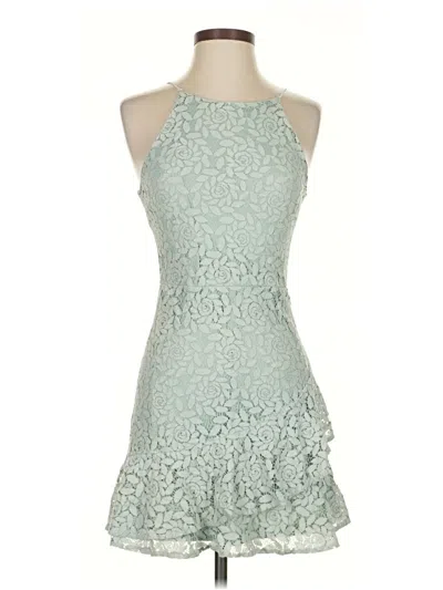 Pre-owned She + Sky Cocktail Dress In Green