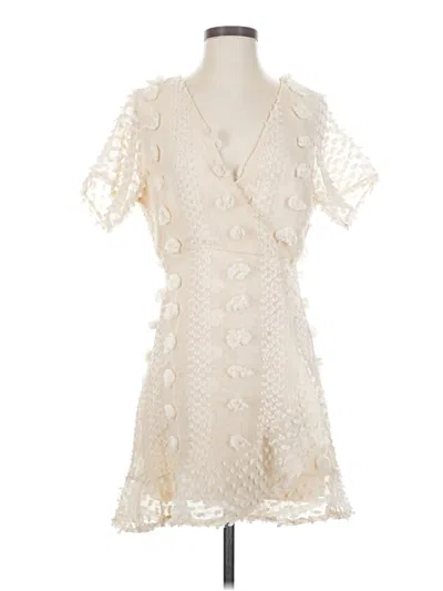 Pre-owned She + Sky Cocktail Dress In Ivory